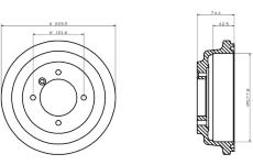 Brzdový buben TEXTAR 94015200