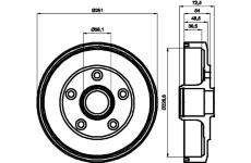Brzdový buben TEXTAR 94016200