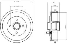 Brzdový buben TEXTAR 94016500