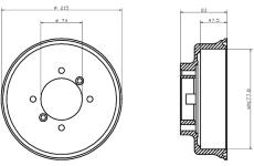 Brzdový buben TEXTAR 94017200