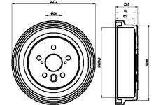 Brzdový buben TEXTAR 94018100