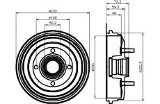 Brzdový buben TEXTAR 94018400