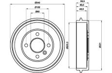 Brzdový buben TEXTAR 94018800