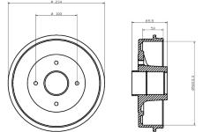 Brzdový buben TEXTAR 94019500