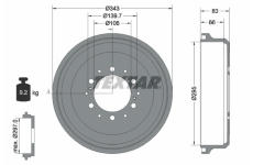 Brzdový buben TEXTAR 94021000