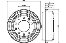 Brzdový buben TEXTAR 94021800