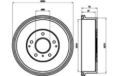 Brzdový buben TEXTAR 94022000