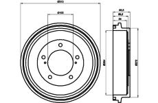 Brzdový buben TEXTAR 94025400
