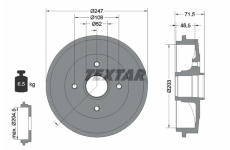 Brzdový buben TEXTAR 94028200