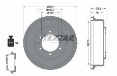 Brzdový buben TEXTAR 94040400