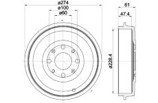 Brzdový buben TEXTAR 94044900