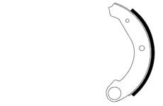 Sada brzdových čelistí TEXTAR 83044900