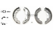 Sada brzdových čelistí TEXTAR 91011200