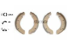 Sada brzdových čelistí TEXTAR 91014100