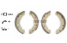 Sada brzdových čelistí TEXTAR 91015900