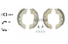 Sada brzdových čelistí TEXTAR 91024100