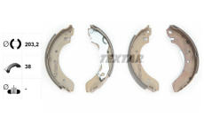 Sada brzdových čelistí TEXTAR 91027200