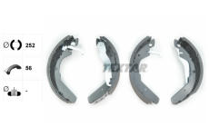 Sada brzdových čelistí TEXTAR 91027600