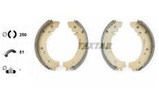 Sada brzdových čelistí TEXTAR 91029100