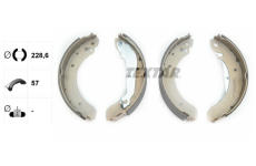 Sada brzdových čelistí TEXTAR 91029600