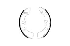 Sada brzdových čelistí TEXTAR 91029800