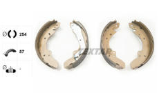 Sada brzdových čelistí TEXTAR 91030600