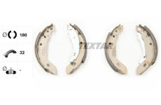 Sada brzdových čelistí TEXTAR 91031200