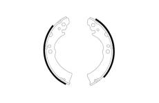 Sada brzdových čelistí TEXTAR 91032200