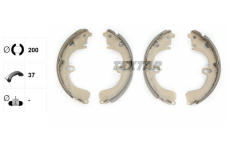 Sada brzdových čelistí TEXTAR 91032600