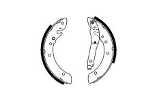 Sada brzdových čelistí TEXTAR 91033700