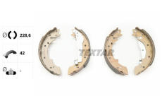 Sada brzdových čelistí TEXTAR 91033800