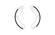 Sada brzdových čelistí TEXTAR 83034200