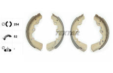 Sada brzdových čelistí TEXTAR 91034800