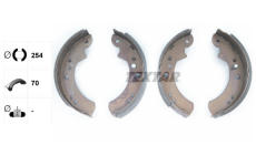 Sada brzdových čelistí TEXTAR 91037700