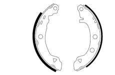 Sada brzdových čelistí TEXTAR 83037905