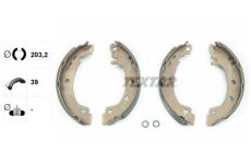 Sada brzdových čelistí TEXTAR 91037901