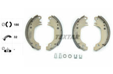 Sada brzdových čelistí TEXTAR 91038203