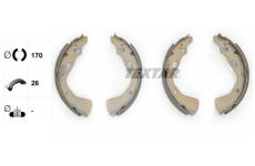 Sada brzdových čelistí TEXTAR 91039700