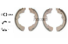 Sada brzdových čelistí TEXTAR 91040000