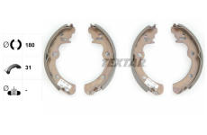 Sada brzdových čelistí TEXTAR 91040800