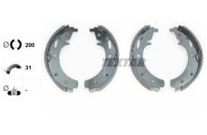 Sada brzdových čelistí TEXTAR 91042900