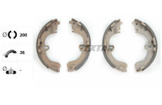 Sada brzdových čelistí TEXTAR 91043100