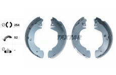 Sada brzdových čelistí TEXTAR 91044100