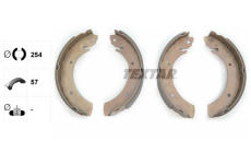 Sada brzdových čelistí TEXTAR 91044300