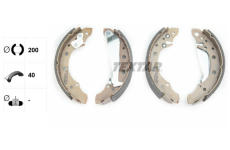 Sada brzdových čelistí TEXTAR 91044700