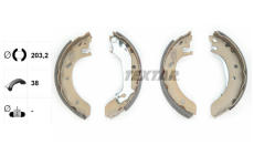 Sada brzdových čelistí TEXTAR 91046600