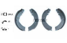 Sada brzdových čelistí TEXTAR 91047100