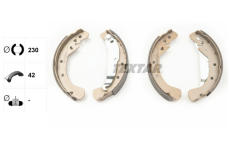 Sada brzdových čelistí TEXTAR 91049000