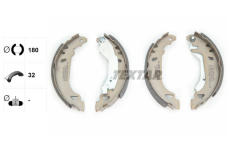 Sada brzdových čelistí TEXTAR 91049100