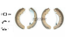 Sada brzdových čelistí TEXTAR 91049600